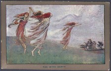 The Wind Dance - art postcard