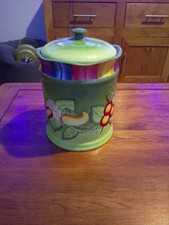 Gates Ware Beautiful Biscuit Barrel Storage Jar with Lid. Great Condition