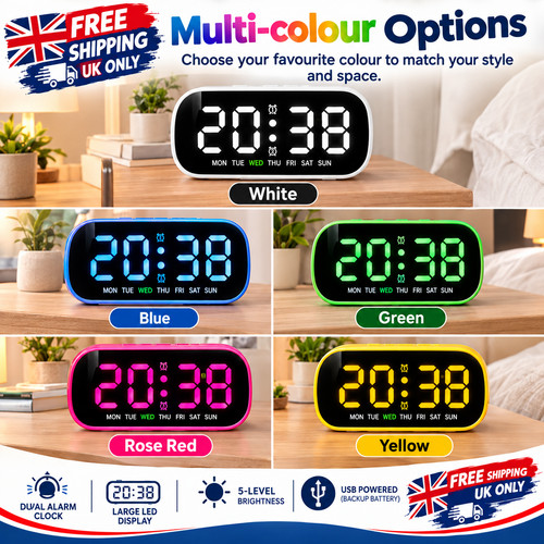 Led electric digital alarm - digital,