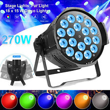 270W 18 LED Par Can Light RGBW Stage DJ Party Disco Par Lighting Show Uplighter