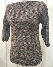 Knitting pattern copy 3046.   Womens slash neck sweater.    32-42 chest.  Chunky