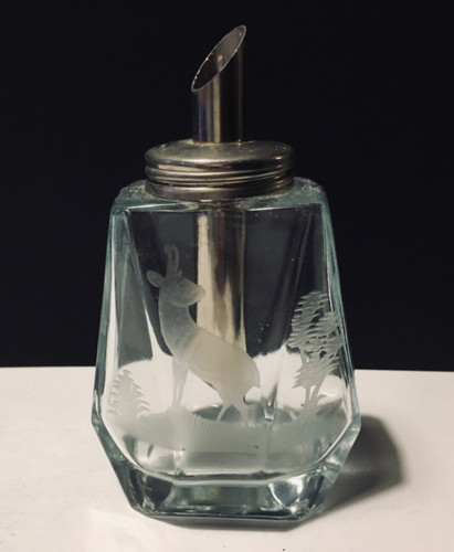 Vintage glass sugar - vintage, dispenser