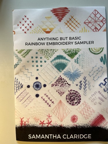 Rainbow embroidery sampler - rainbow,