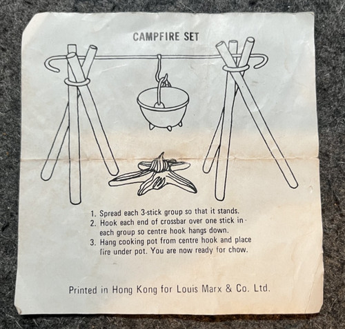 Vintage 1970 marx toys lone - vintage,