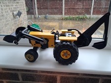 Tonka Tractor Xmb-975 Digger Loader Backhoe Vintage Steel Pressed Steel 70/80s