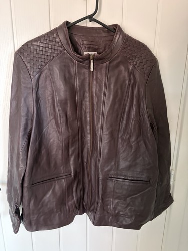 Damart ladies burgundy leather - damart,