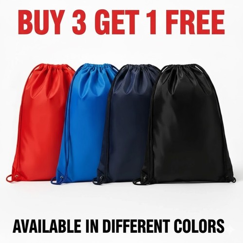 Nylon drawstring rucksack bag - nylon,