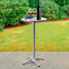 Round Cocktail Bar Table Metal