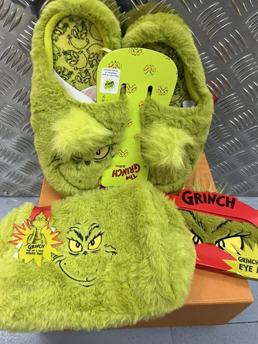 Grinch slippers eye - grinch, mask