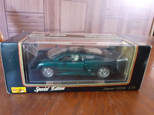 Maisto jaguar xj220 green 18 - jaguar, 1.18