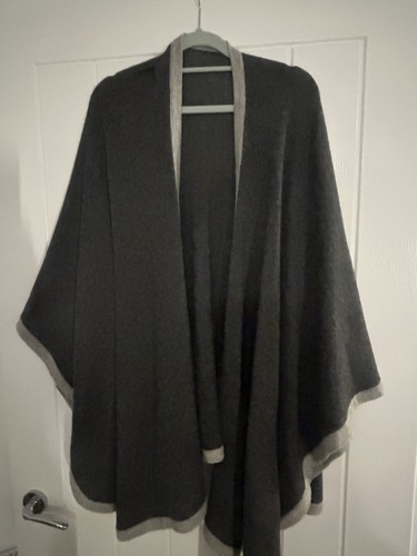 Cashmere grey cape with - cape,