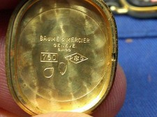 Wristwatch BAUME & MERCIER watch 18ct 750 Gold Case Ladies unisex service part