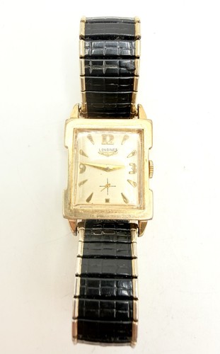 Vintage mens longines 10k gold - mens,