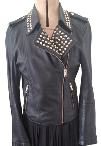 Zara leather studded - , black
