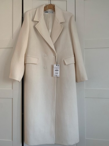 Zara coat cream - zara, cream.