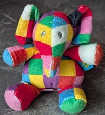 Elmer Elephant Rattle Soft
