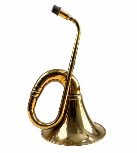 Antique brass ear trumpet horn - antique,
