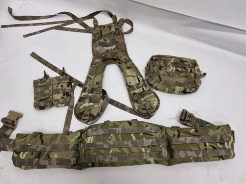 Battle belt with pouches and - belt,