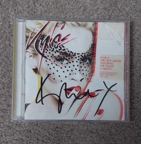 Signed kylie minogue cd - signed,