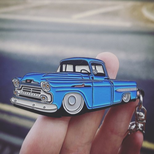 1958 chevy apache - apache, enamel