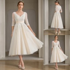 Short Wedding Dress Champagne