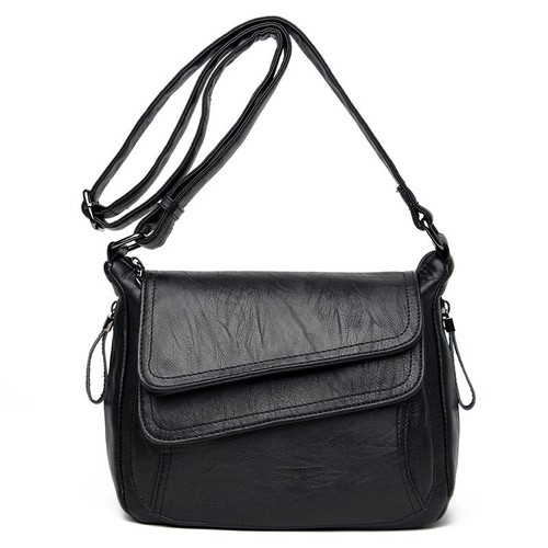 Women leather messenger - women's,
