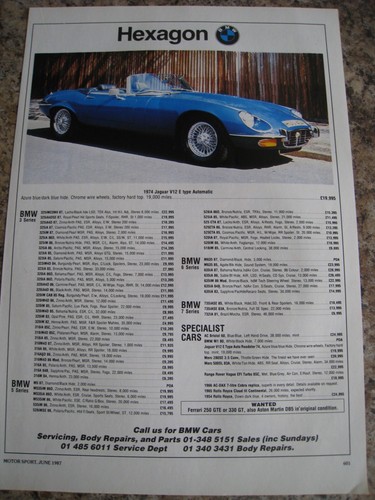 Hexagon 1974 jaguar - jaguar, v12
