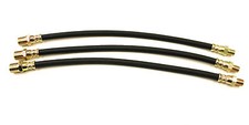 CAR SET OF FLEXIBLE RUBBER BRAKE HOSES FOR THE WOLSELEY 14/60 & 18/85 SERIES III