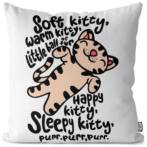 Soft kitty cushion - cushion, cover