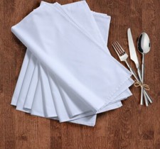 12X Napkins Table Linen 100%