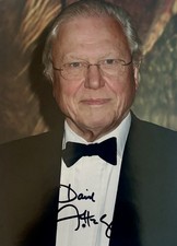 David Attenborough Hand Signed