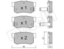 22-0173-0 BRAKE PAD SET, DISC