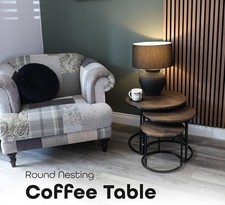 Round nesting set modern - round,