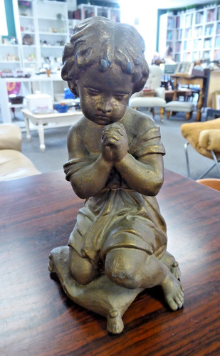 Vintage gold gilt plaster - gold-gilt,