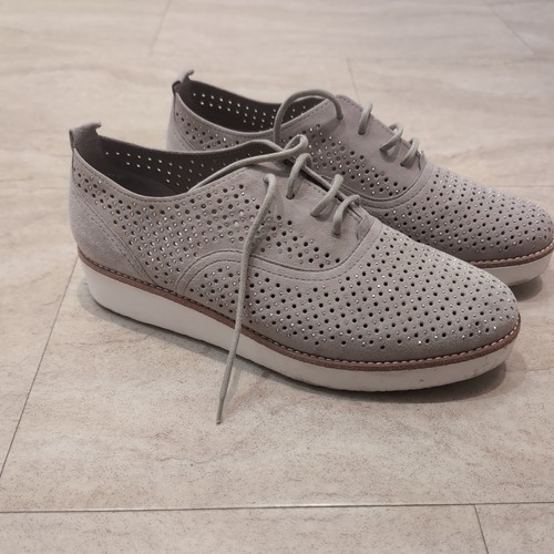 Ladies gabor beige suede - suede, lace