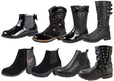 Girls Mid Calf Ankle Boots