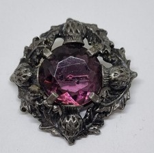 Vintage Purple Paste Glass