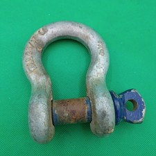 1x 4-3/4t Galvanised Bow Shackle 3/4" Recovery Towing Slight use