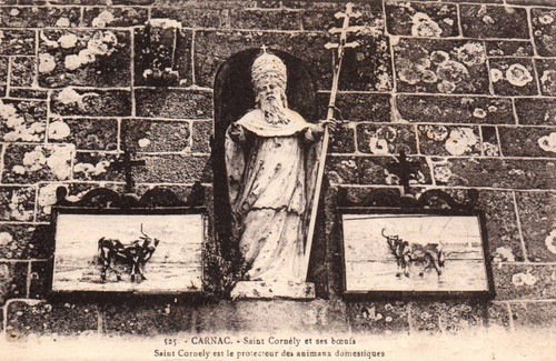 Old postcard carnac - old,