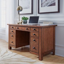 Aged Maple Executive Pedestal