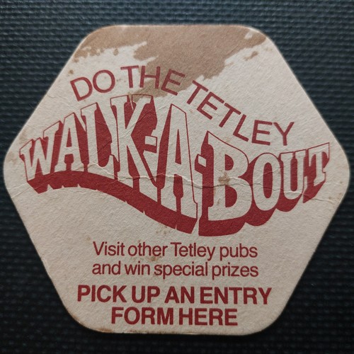 Tetleys beer mat cat - tetleys, no