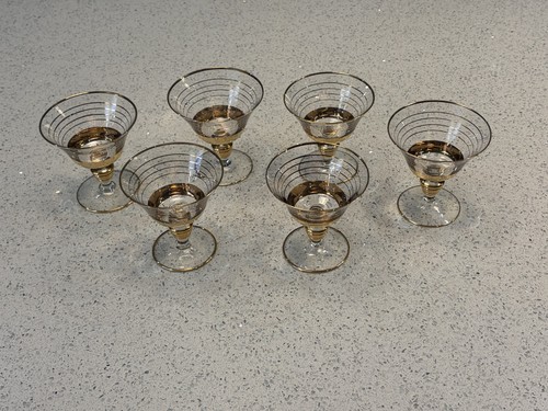 Art deco gold rimmed - art,