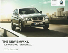 BMW X3 F25 2010-2011 UK Market