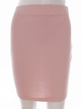 ⭐ ZONE BLEUE Womens Spódnica Mini Logo Różowy Rękaw 3/4 S ⭐