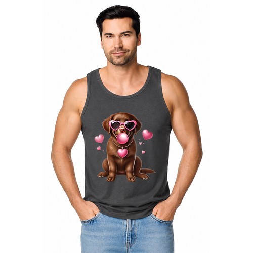 Chocolate lab mens - chocolate,