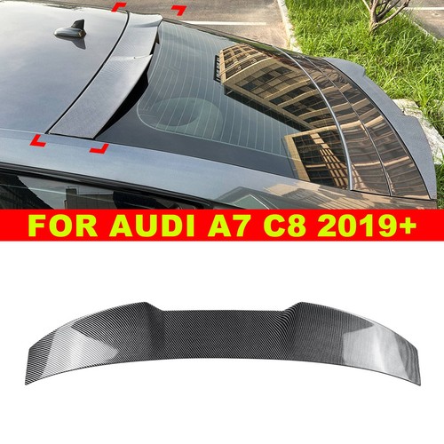 Carbon look rear roof spoiler - carbon,