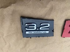 2003-06 Audi TT mk1 3.2 v6 Rear Boot Badges