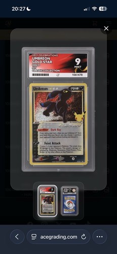 Ace umbreon gold star - gold,