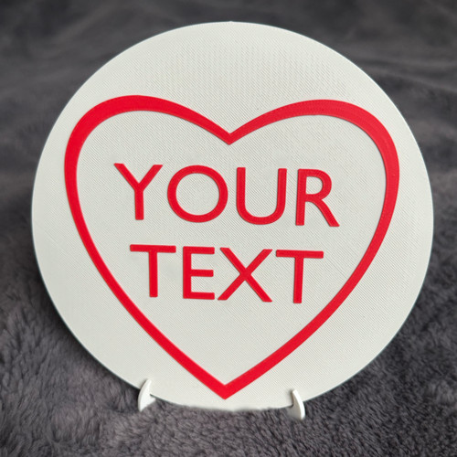 Personalised love heart - love,
