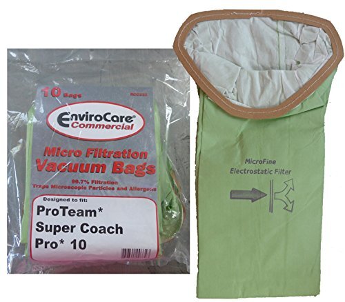 Proteam pro10 back pack - back, vacuum